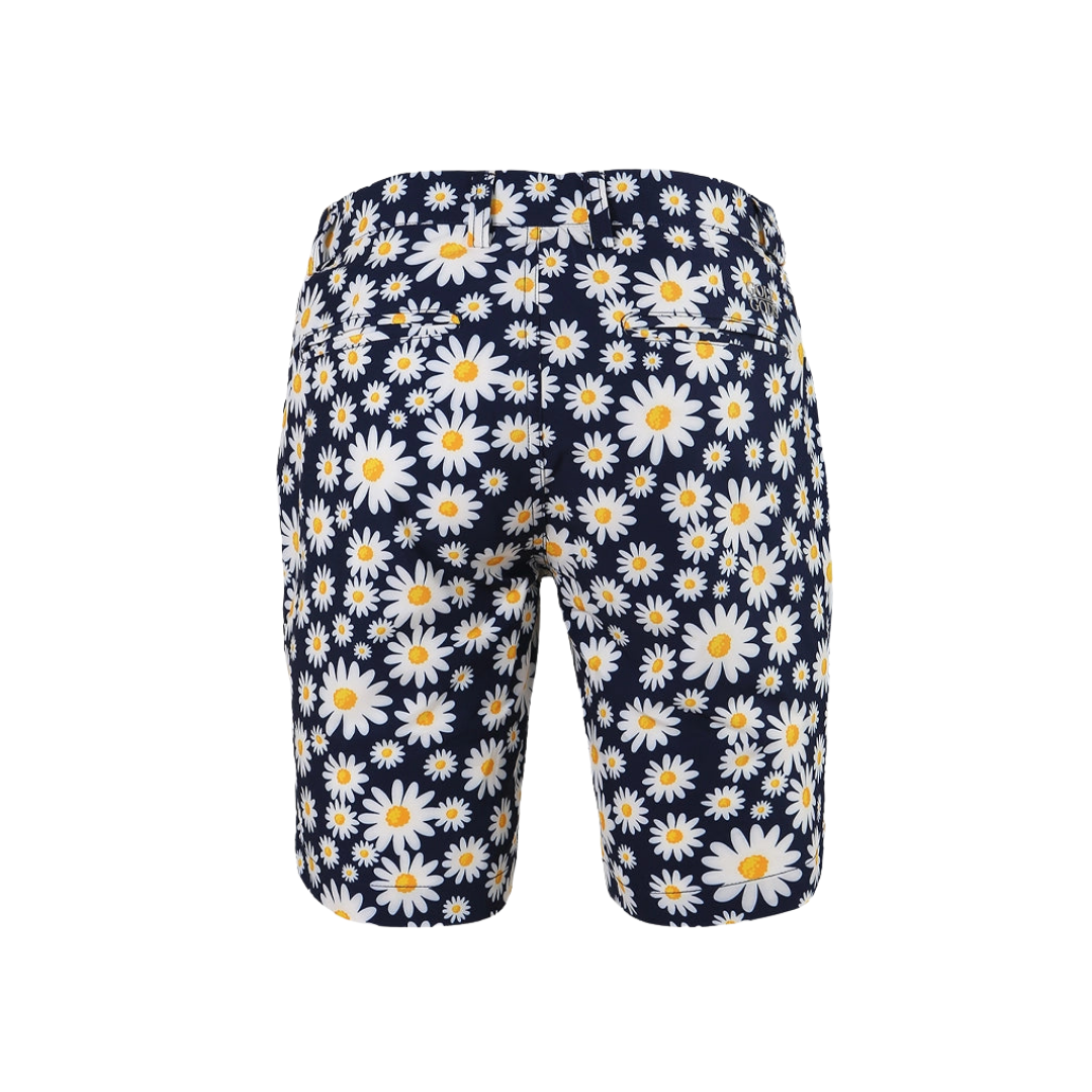 GOLF GODS - GOLF GODS Men's Daisy Flower Soft Fell Shorts - The Agora Bangkok